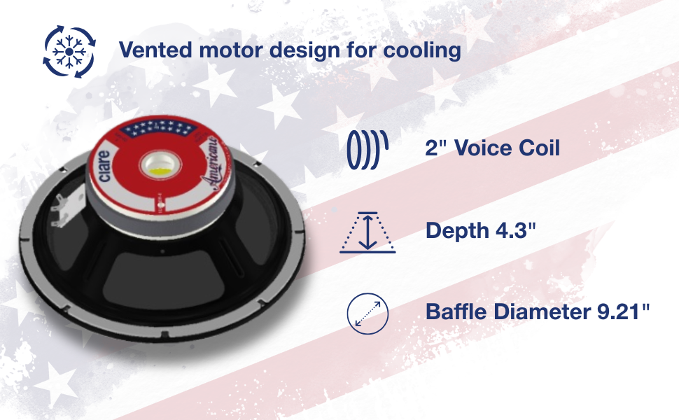 Ciare Americano Wnted motor design for Colling