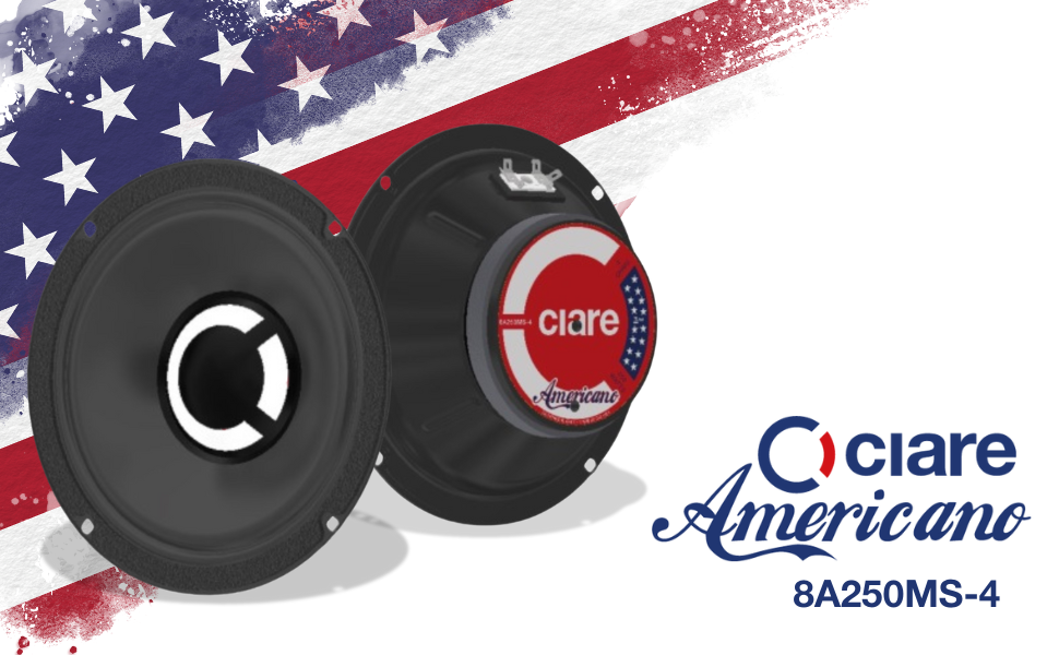 Ciare Americano 8A250MS-4 Front and Rear View