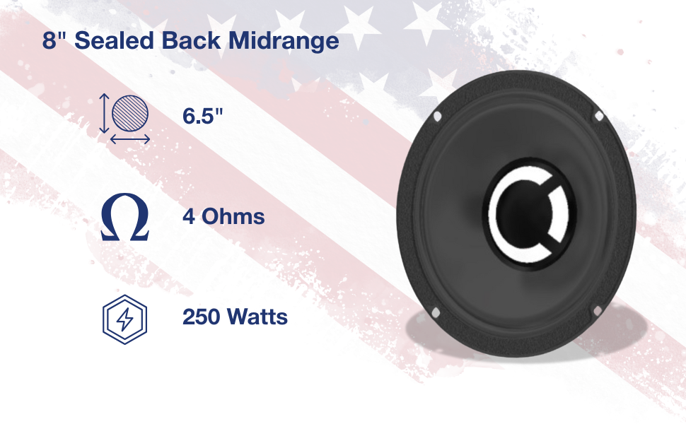 Ciare Americano 8A250MS-4  Front Specs