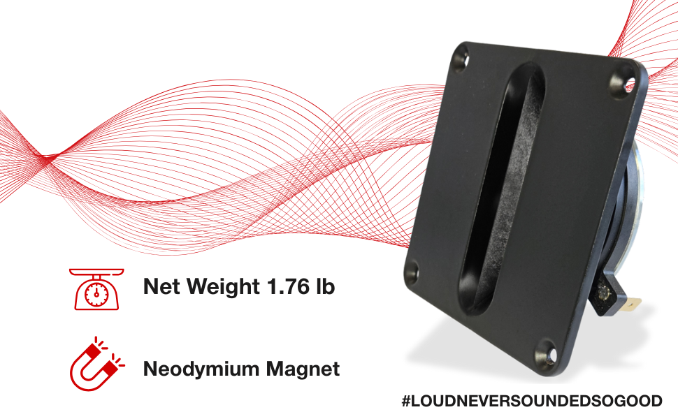 CiareSPL PTS440 Wieght and Neodymium Megnet