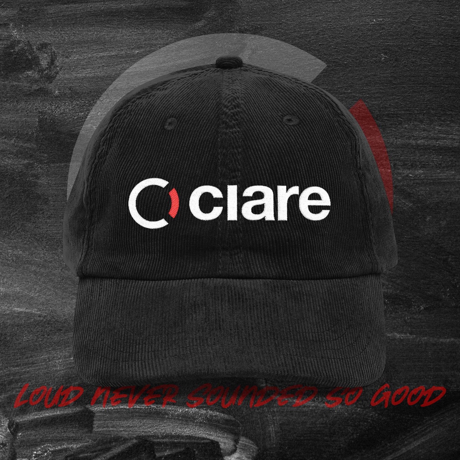 Corduroy Embroidered Cap
