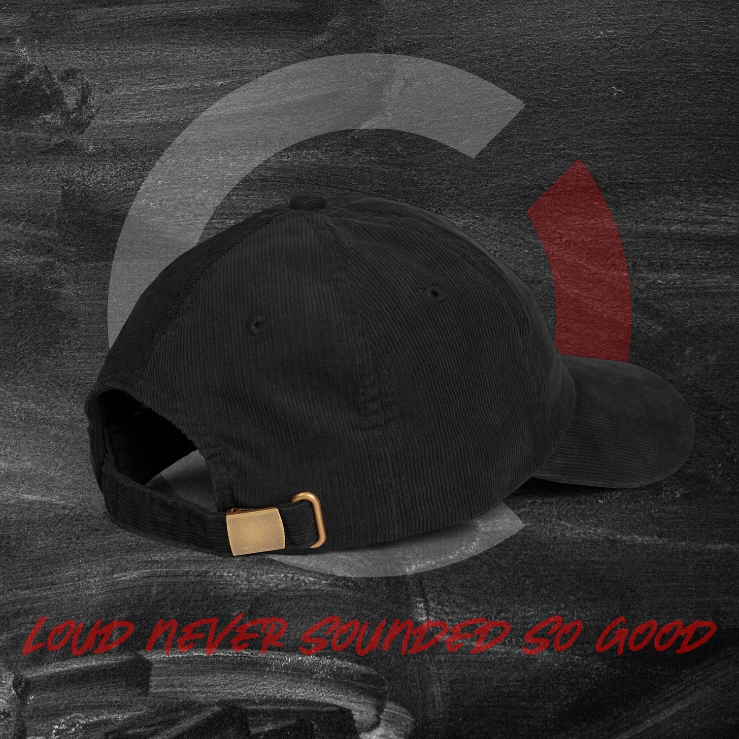 Corduroy Embroidered Cap